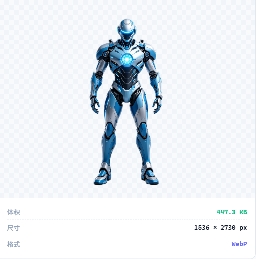 Nikvelox图片格式转换工具-WebP转换后效果图