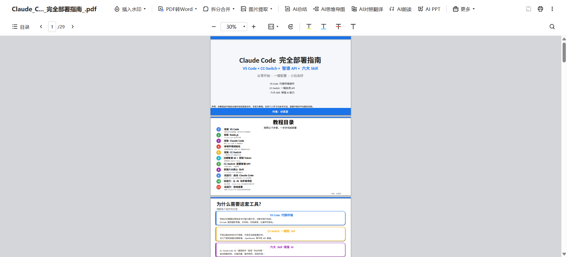 Nikvelox PDF转Word工具-转换前PDF文档截图